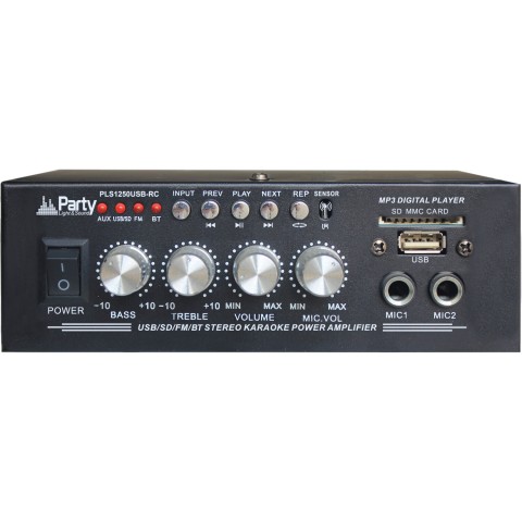 Stiprintuvas 2x25W Party PLS1250USB-RC Bluetooth